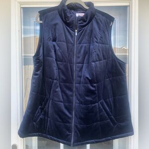Denim & Co. vest in size 2X